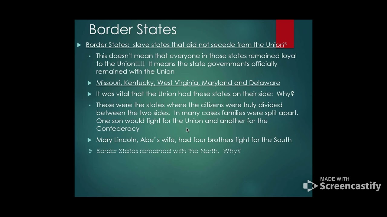 Civil War: Border States - YouTube