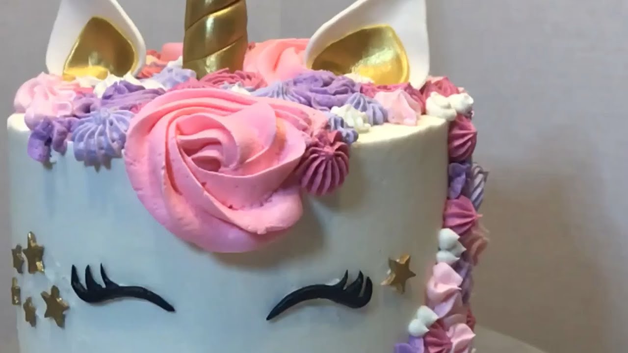 Unicorn SMASH Cake - YouTube