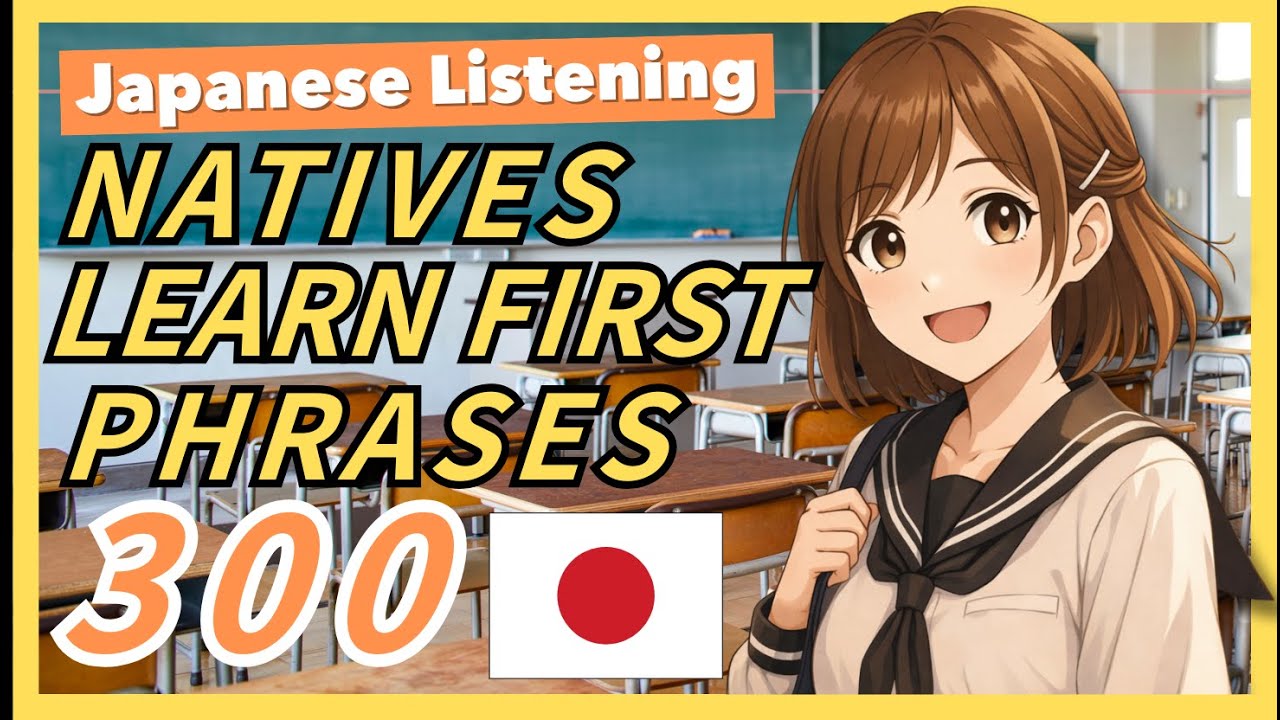 How Japanese Natives Learn to Speak: 300 Natural Phrases by Age