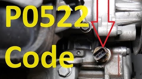 Causes and Fixes P0522 Code: Engine Oil Pressure Sensor/Switch Low Voltage
