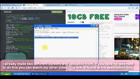 HOW TO CUSTOMIZE YOUR TUMBLR CURSOR (plus hovering)