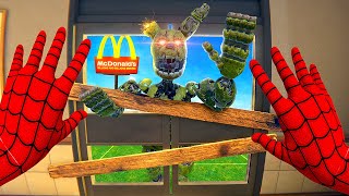 Fnaf Animatronics Break Into Mcdonalds - Bonelab Mods Gameplay