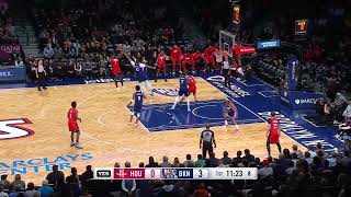 Kevin Porter Jr. drops Andre Drummond to the floor and drains the middy!