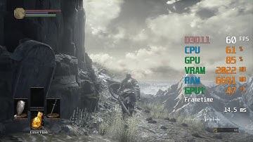 GeForce GTX 750 ti -- Intel Core i3-9100F -- Dark Souls III FPS Test