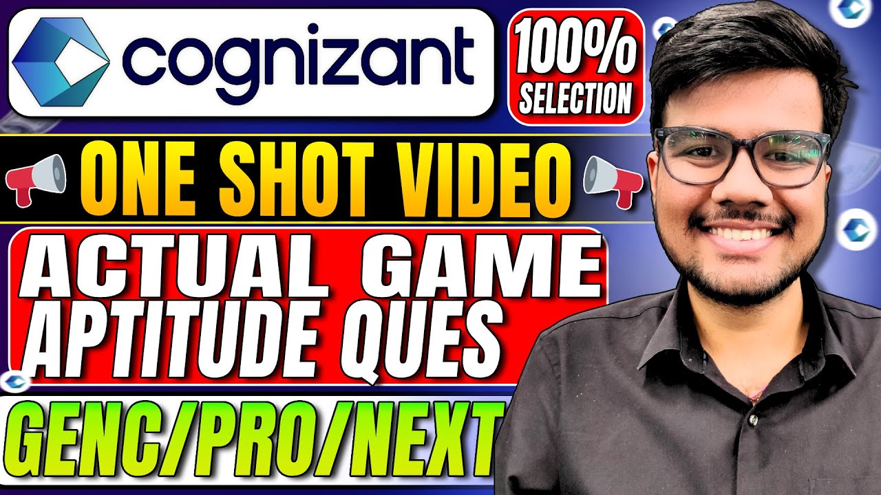 Cognizant Game Based Aptitude: Real Questions & Tricks!