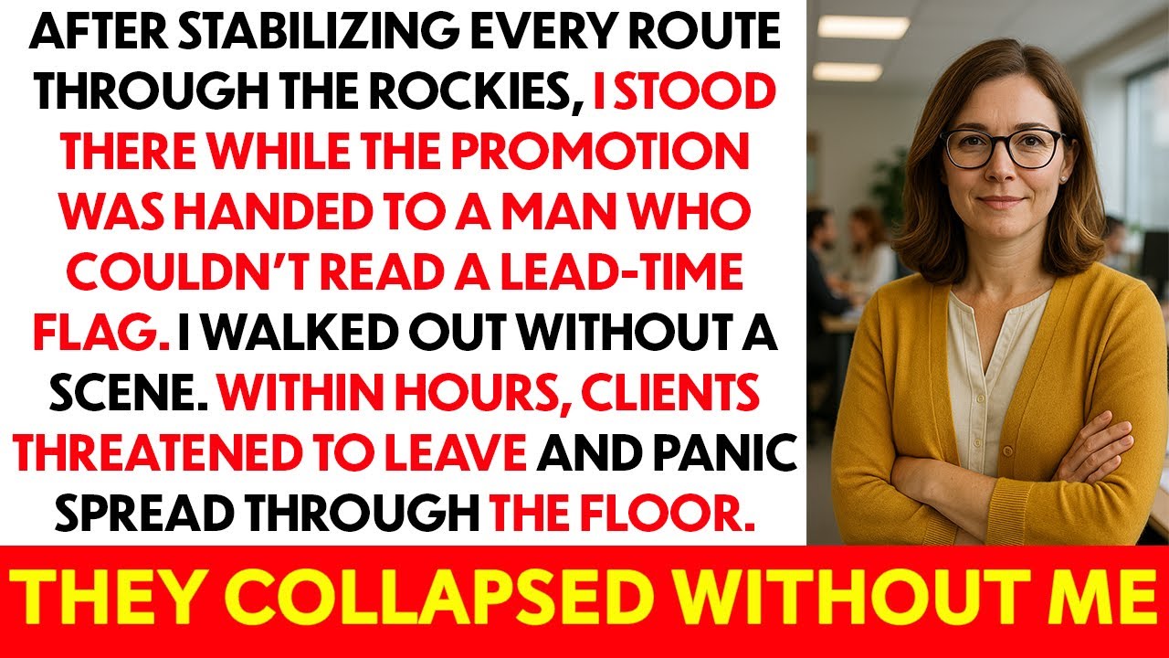 Менеджер повысила в должности своего некомпетентного сына, в то время как моя работа поддерживала...