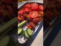 Tray of chicken skewers #chickenrecipe #chickenskewer #eventcatering #cateringuk #shorts #fya