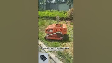 Professional Manufacturing You Can Trust: radio controlled tracked grass trimming machine