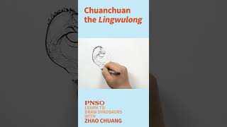 Full Body Drawing of a Lingwulong--Learn to Draw Dinosaurs with ZHAO Chuang