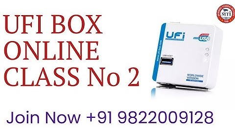UFI Box Online Hindi Training Class Day 2 || eMMC eMCP Reprogramming || Join +919822009128 ||
