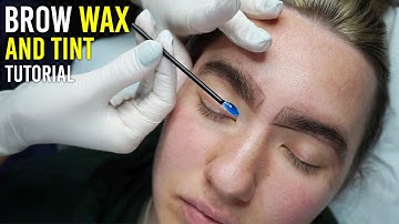 Brow Wax and Tint Tutorial | Easy To Follow Guide