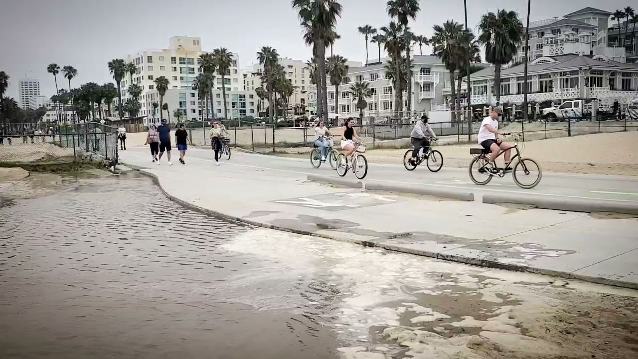 STORM WATER FLOODING IN SANTA MONICA YouTube