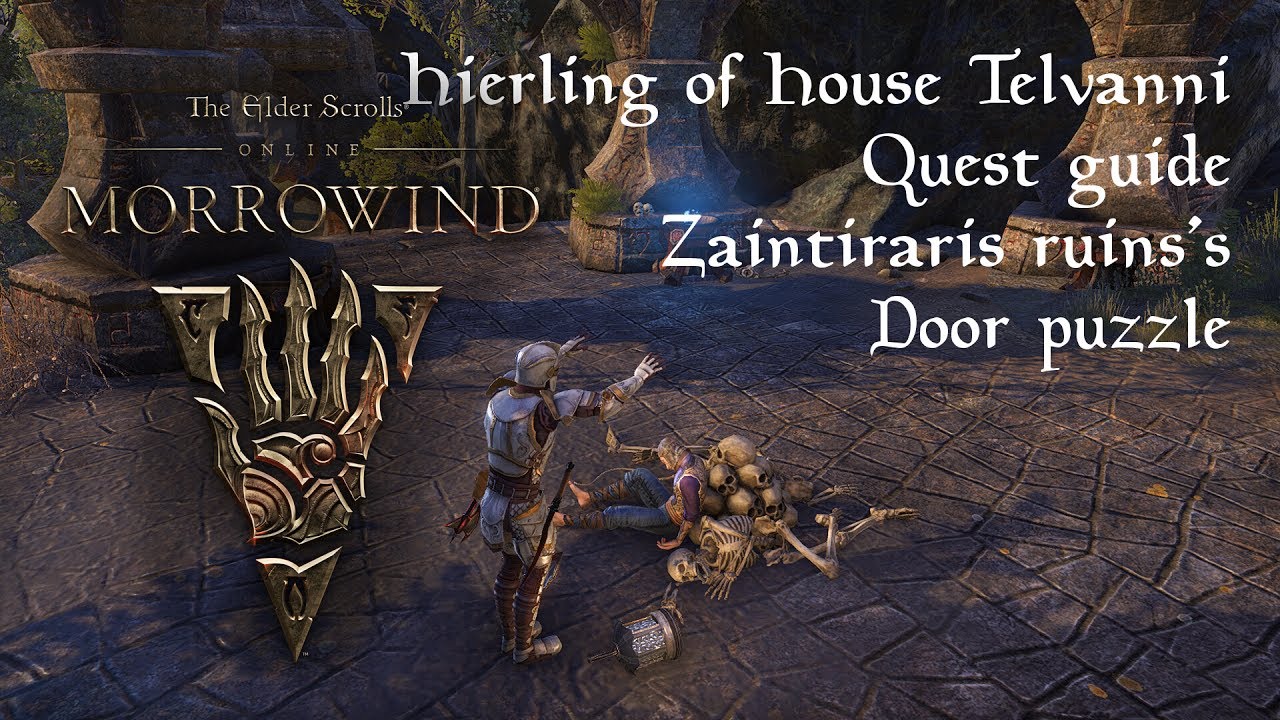 [Guide] Hierling of House Telvanni Zaintiraris ruins puzzle The Elder Scrolls Online YouTube