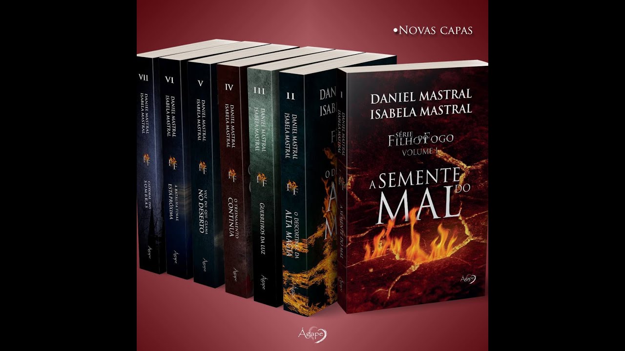 Daniel Mastral – Série Filho do Fogo – em dezembro com todas as capas!
