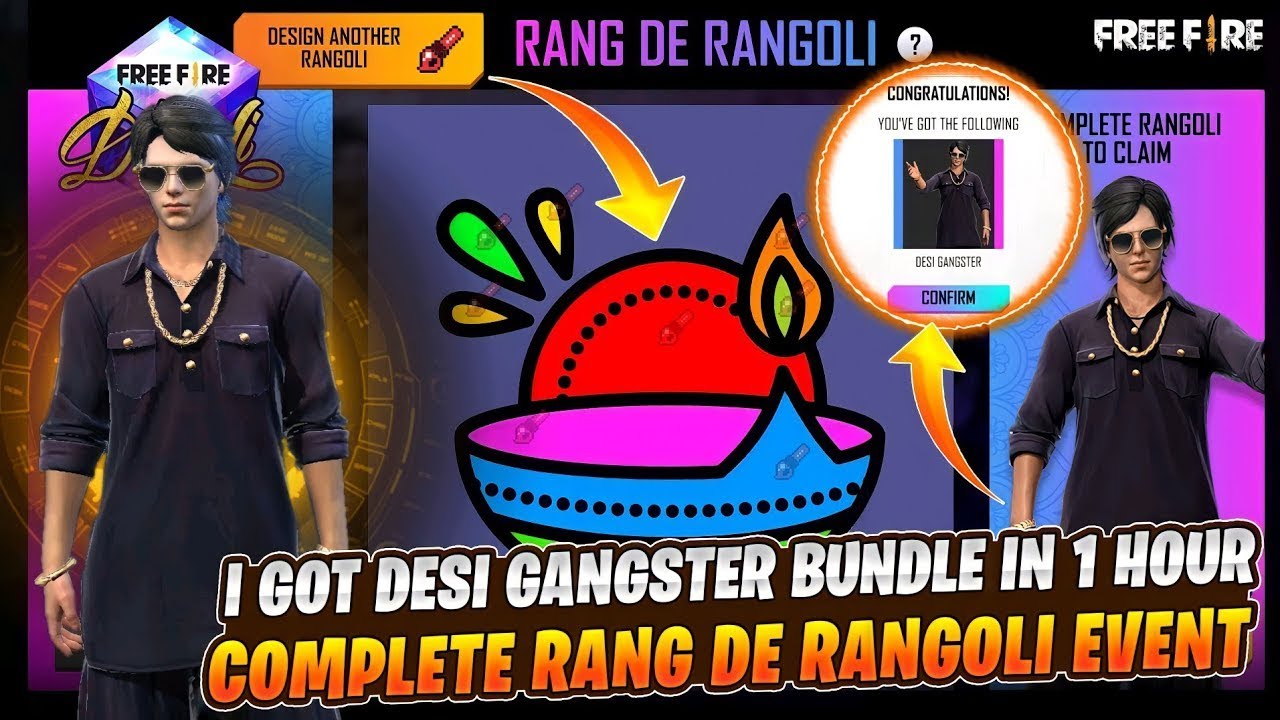 RANG DE RANGOLI EVENT FREE FIREHOW TO COMPLETE RANG DE