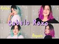 Cabelo Roxo / Como tirar o azul do cabelo sem descolorir | Luana Rocha