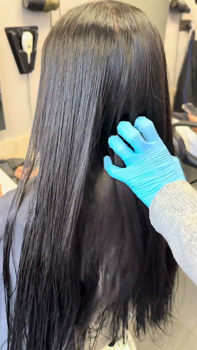 Look at that #hair #hairmaster #hairmakeoverbeforeandafter #keratin #hairtransformation