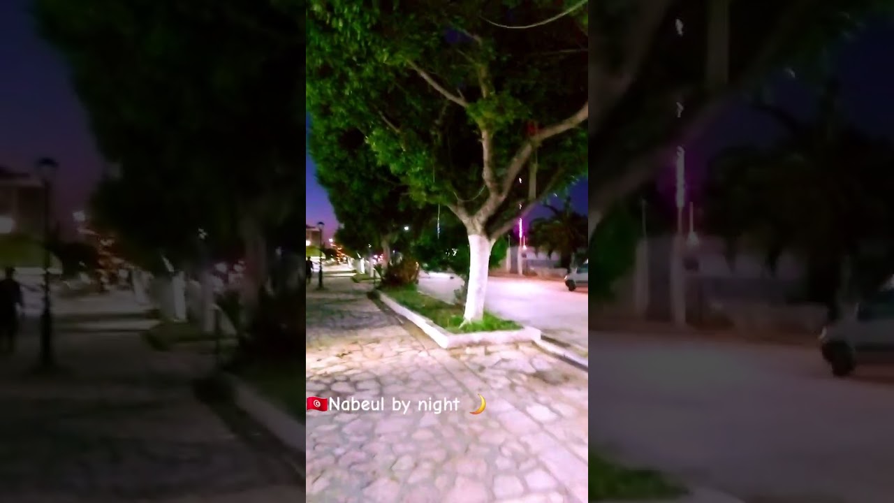 Nabeul by night 🌙 🧡💚"Tunisia"🇹🇳