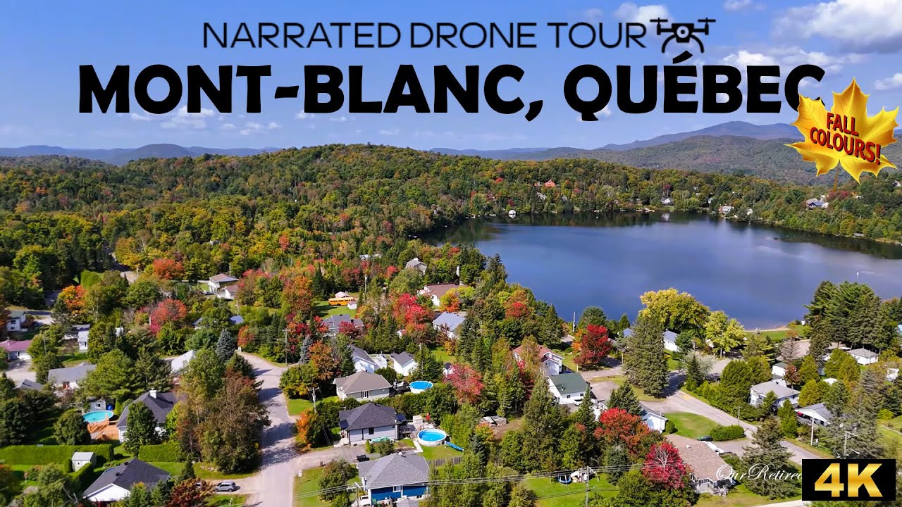 ⚜️  Mont-Blanc,  Québec 🍁✨4K Drone