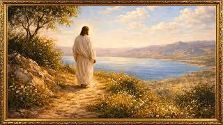 Jesus Walking by the Sea of Galilee 4K | Christian TV Screensaver | Sacred Ambient TV Art