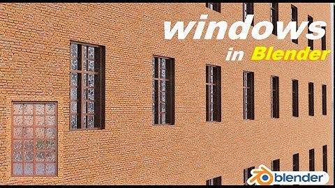 Creating a Stunning Window in Blender: Step-by-Step Tutorial
