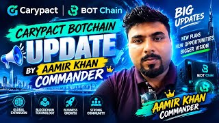 CaryPact & BOT Chain Latest Updates | Aamir Khan Commander Shares Key Developments, Future Vision 