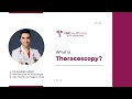 What is Thoracoscopy @DrSameerArbat One Healthcare #interventionalpulmonology