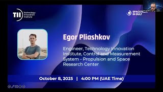 Propulsion Test & Measurement for Space — Yegor Plyashkov (TII) | SpaceTech in Gulf 2025