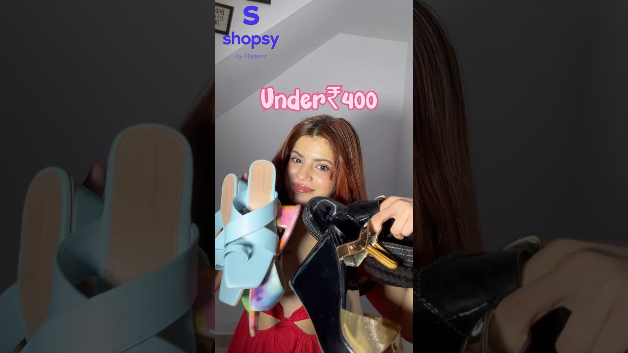 Under ₹400 heels from Shopsy #shorts #ytshorts #haul #nibhashorts #shopsy