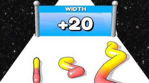 Snake Run Big and Merge - Gummy Worm Go Gameplay - Part 2