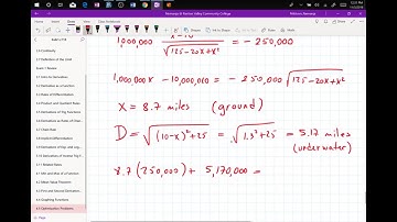 Nemanja Nikitovic Live Stream (Calculus1s 4.5 Optimization Problems)