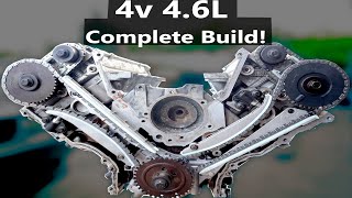 Building My 4v 4.6L Engine In 8 minutes