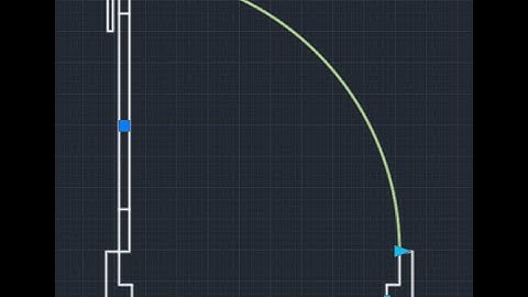 Tạo block động cửa đi 1 cánh trong AUTOCAD( How to make single door block in ACAD)