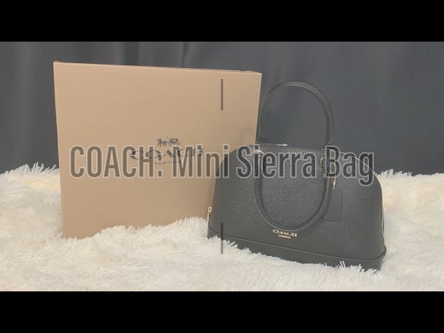 COACH MINI SIERRA SATCHEL #F27591-What Fits Inside & Samorga Alma BB  Organizer: SAMORGA COUPON CODE 