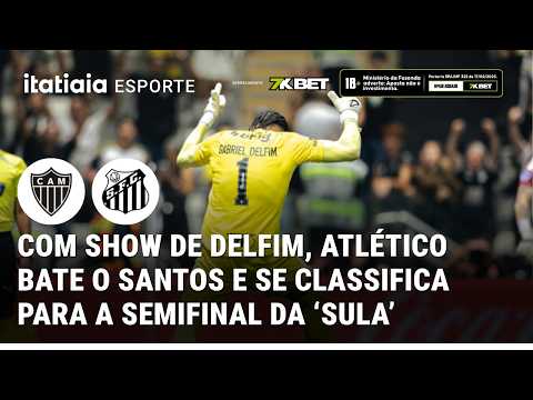 DELFIM BRILHA NOS PÊNALTIS, ATLÉTICO-MG BATE O SANTOS E VAI À SEMIFINAL DA SUL-AMERICANA