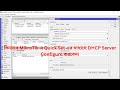 How to Configure DHCP Server on MikroTik through Quick Set.