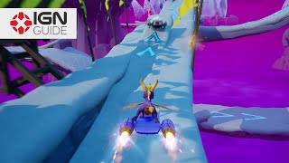 Spyro Reignited Trilogy Walkthrough - Super Bonus Round Turbo Skateboard Race screenshot 2