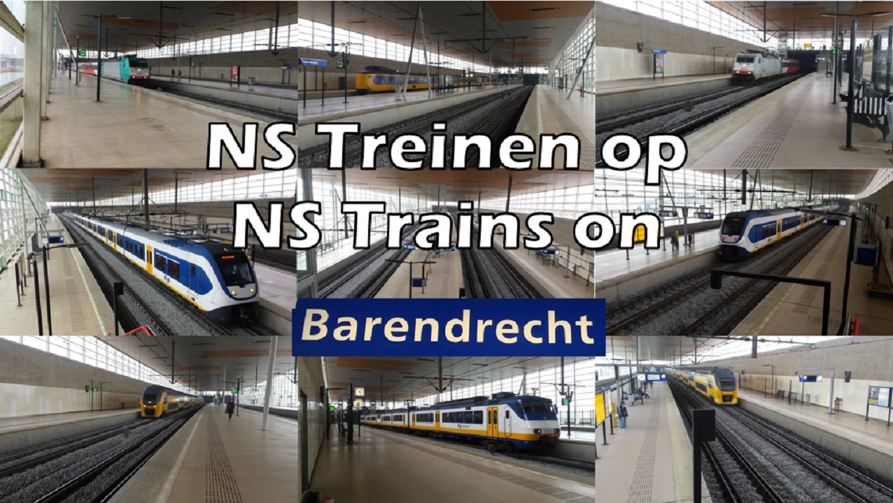 NS Treinen/Trains op station Barendrecht