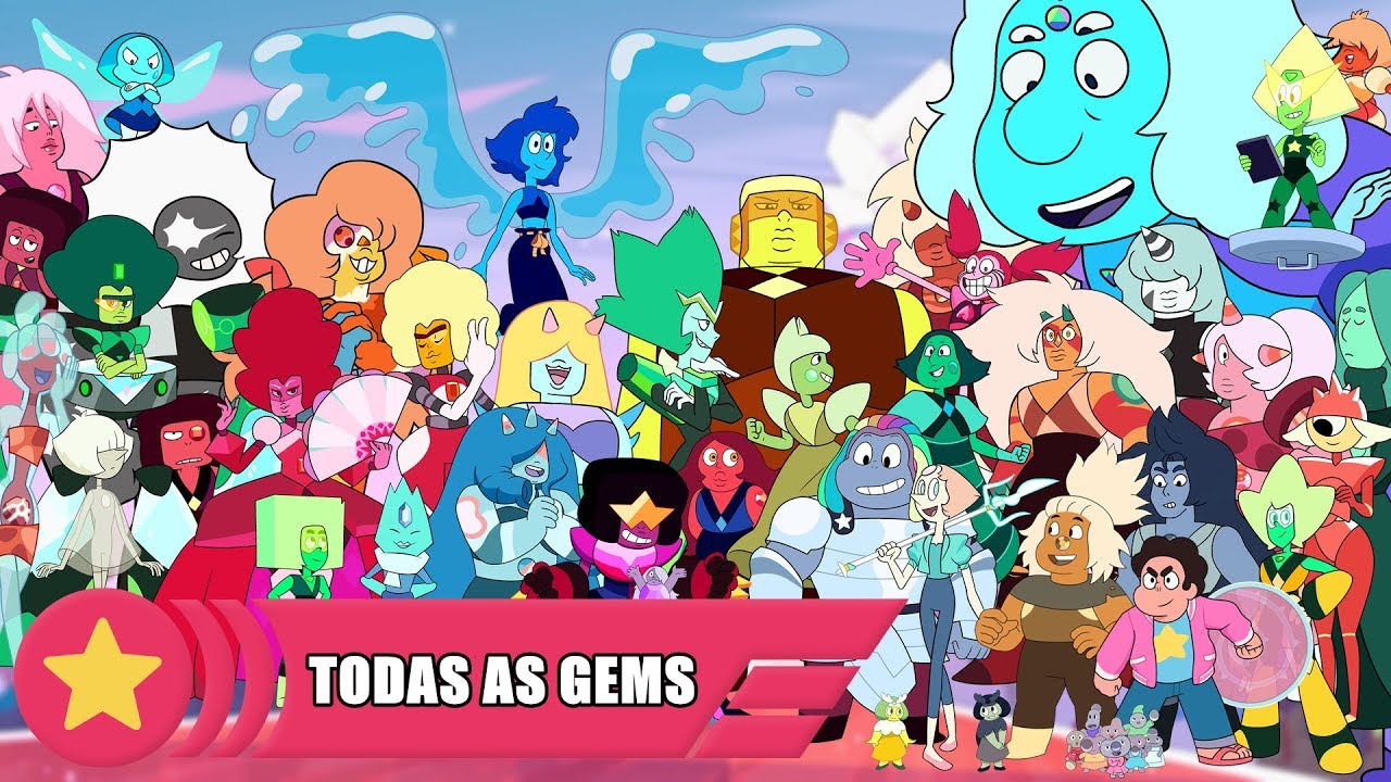 ALL GEMS FROM STEVEN UNIVERSE 