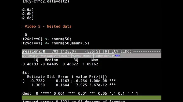 Regression:  Categorical predictors