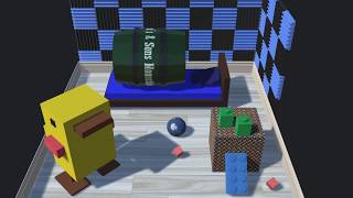 Simple Unity Prototype (B) Ball Jump, Blender Models and Textures Profile