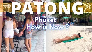 [4K ??]  Phuket 2023 Patong Beach Walking - How Is Patong Now  [Mobile Edition]