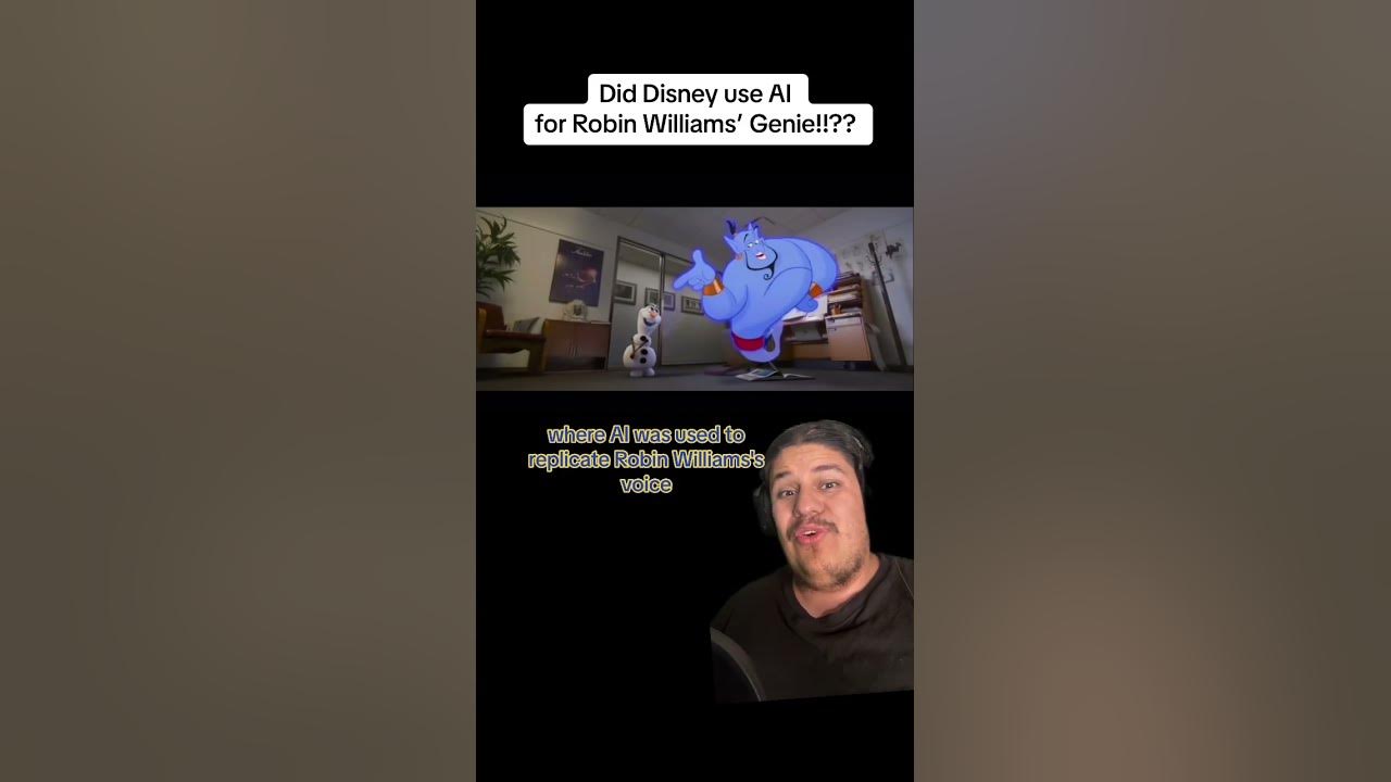 Disney States they didn’t use AI on Robin Williams’ Genie! #Shorts
