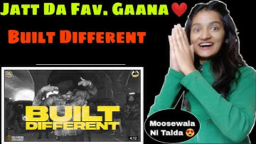 SIDHU MOOSE  WALA ~ BUILT DIFFERENT (OFFICIAL AUDIO) THE KIDD | BUILT DIFFERENT REACTION | NEHA RANA