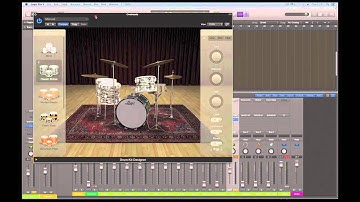 Logic Pro X Tutorials - Drummer tracks & Drum Kit Designer 3/4