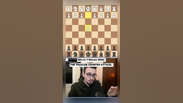 Win in 7 Moves With:  THE TRAXLER COUNTER-ATTACK.  #chess #gothamchess