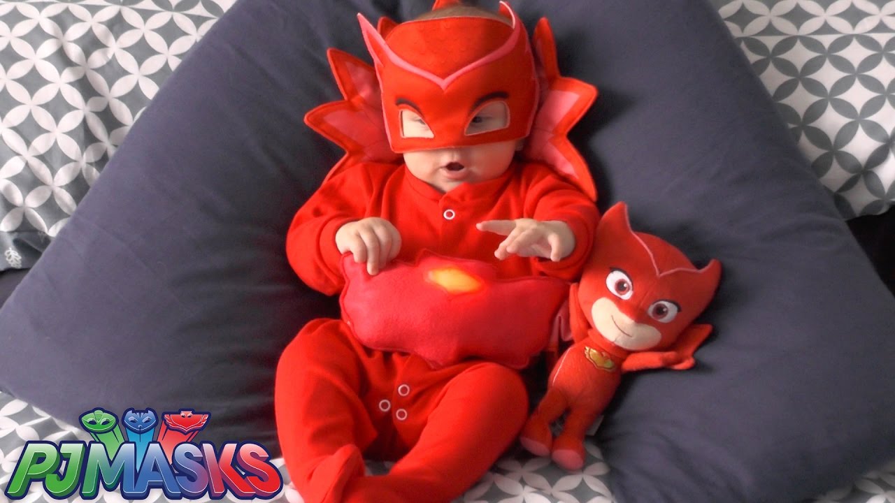PJ Masks Baby Owlette Costume From Official Toys - YouTube