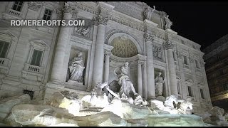 The hidden underground treasures of the Trevi Fountain