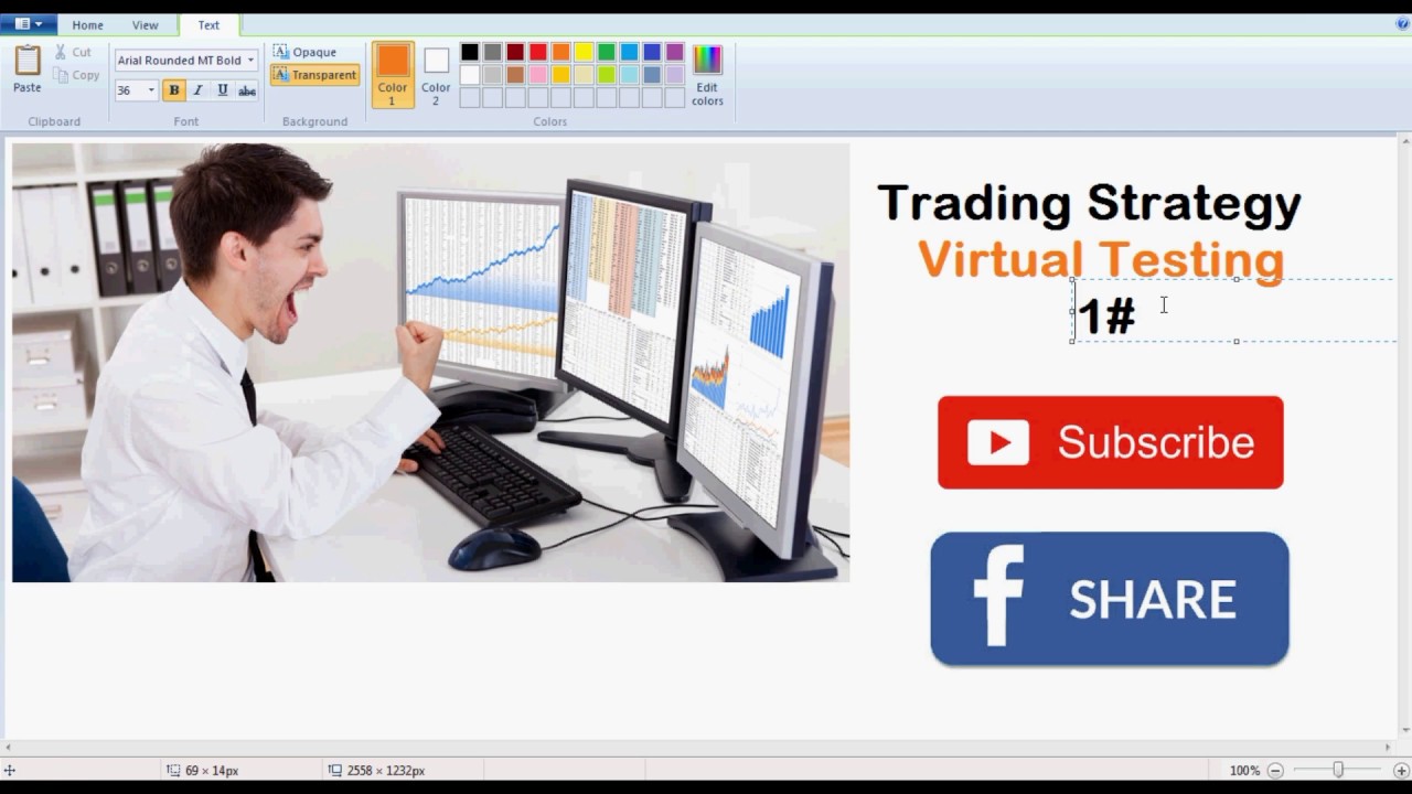Trading Strategy and Technique Virtual Testing #1 - YouTube