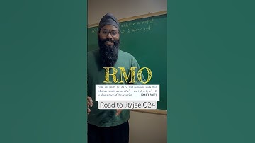 Road to iit/jee Q24 #jee #maths #rmo #prmo #iit #jeemains2026 #kvpy